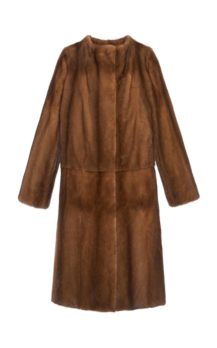 Pologeorgis The Johanna Collalress Mink Coat