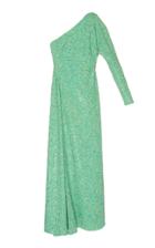 Alessandra Rich One Shouldered Sequin Gown