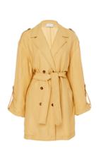 Arj Ophelia Twill Mini Trench Dress
