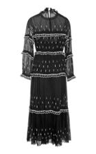 Isabel Marant Toile Lyukio Embroidered Cotton-voile Midi Dress