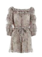 Zimmermann Specialorder-unbridled Ruffle Playsuit-sa