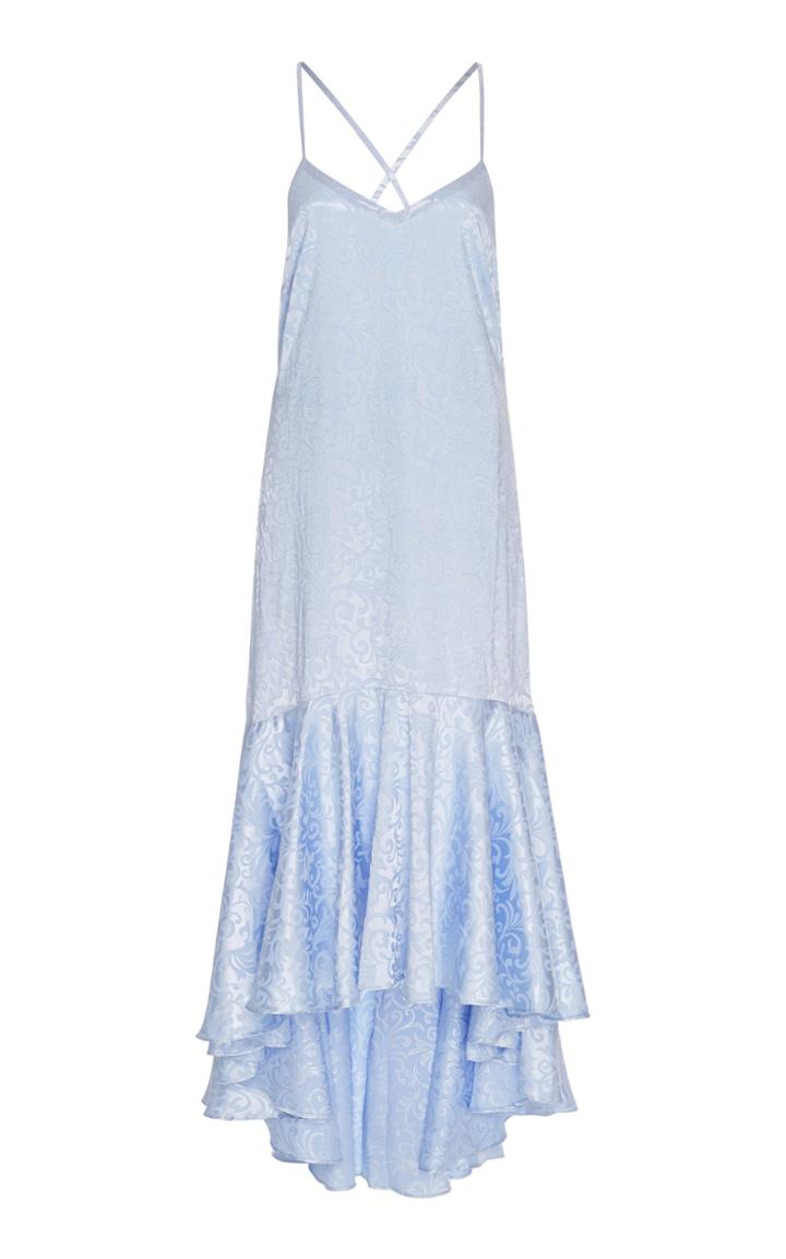Atoir Midnight Dancing Satin Midi Dress