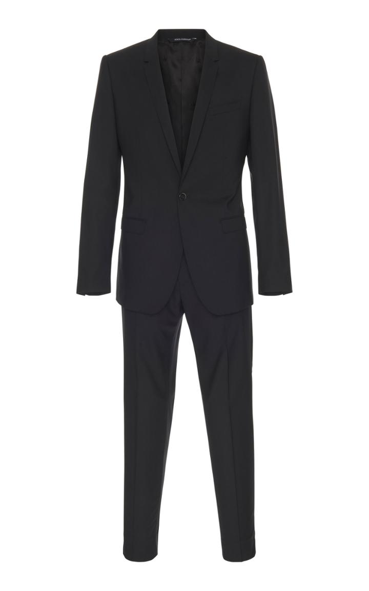 Dolce & Gabbana Slim-fit Stretch-virgin Wool Suit