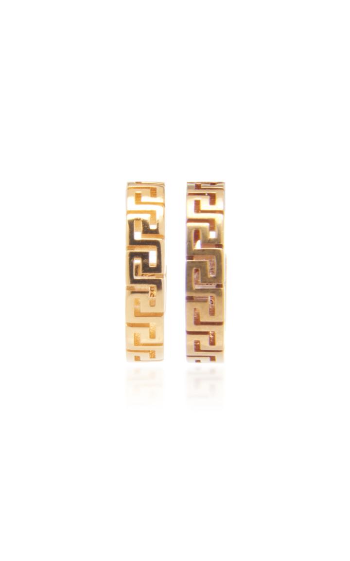 Moda Operandi Versace Gold-tone Greca Earrings