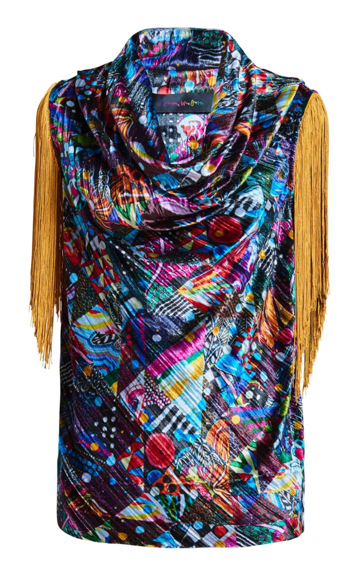 Romance Was Born Del Patchwork Top