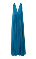 Kalita Clemence Cotton And Silk-blend Maxi Dress