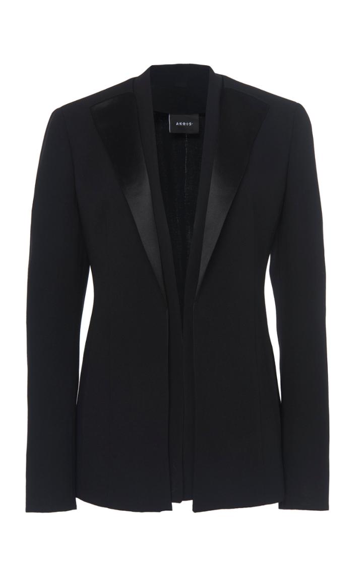 Akris Delaney Layered Wool-blend Blazer