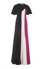 Roksanda Emile Colorblocked Silk Dress