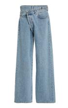 Moda Operandi R13 Crossover Low-rise Wide-leg Jeans