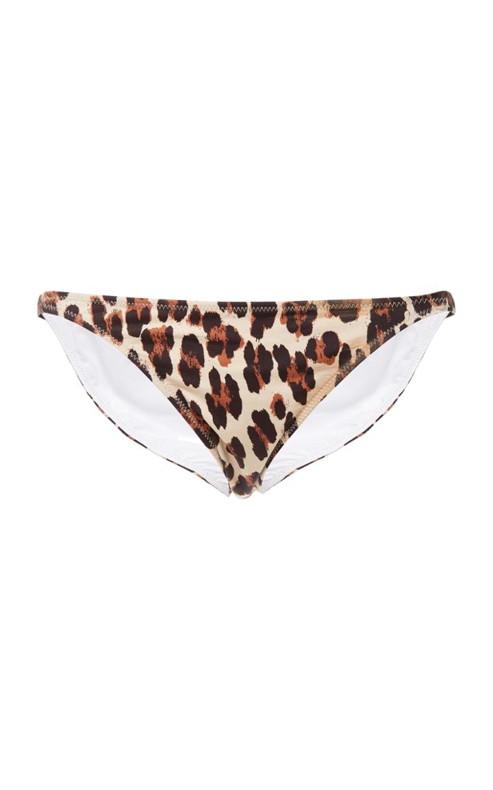 Caroline Constas Mykela Leopard Bikini Bottom