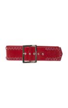 16arlington Leather Crystal Studded Belt