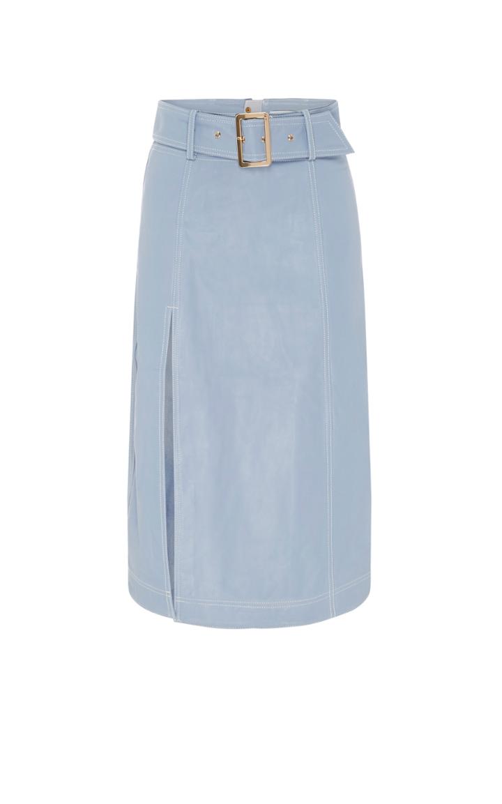Alice Mccall Incantations Lamb Leather Skirt