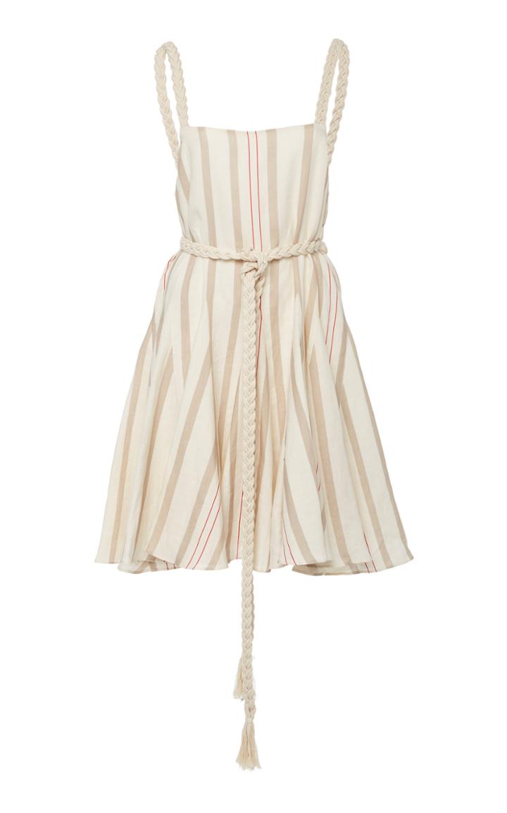 Alexis Dimma Striped Linen Mini Dress