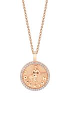 Moda Operandi Anita Ko 18k Gold Aquarius Zodiac Necklace Size: Rose Gold