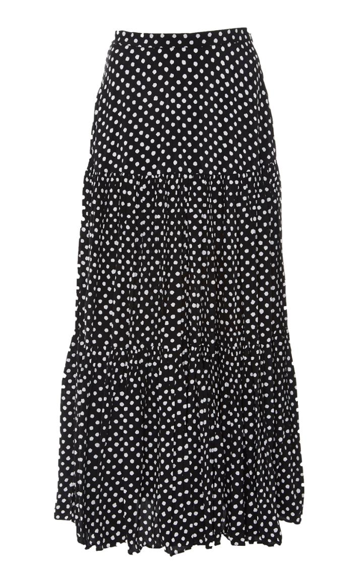 Michael Kors Collection Crushed Peasant Skirt