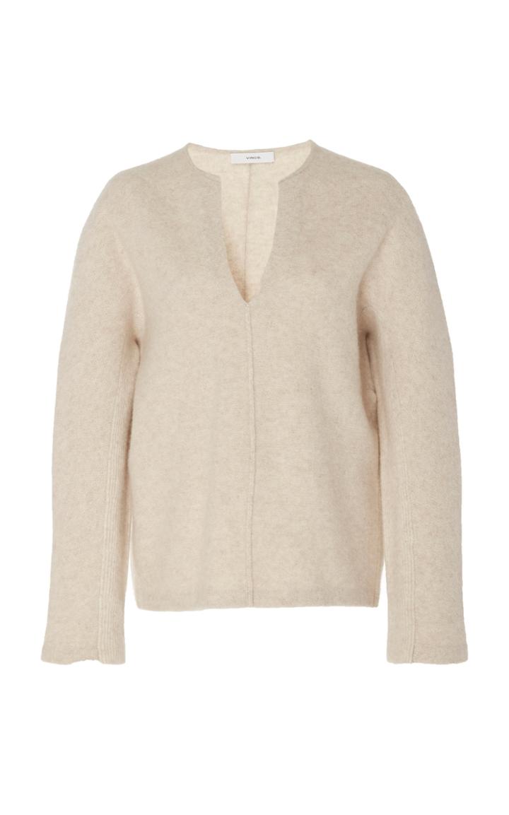 Vince Hooded Ponte Blouse