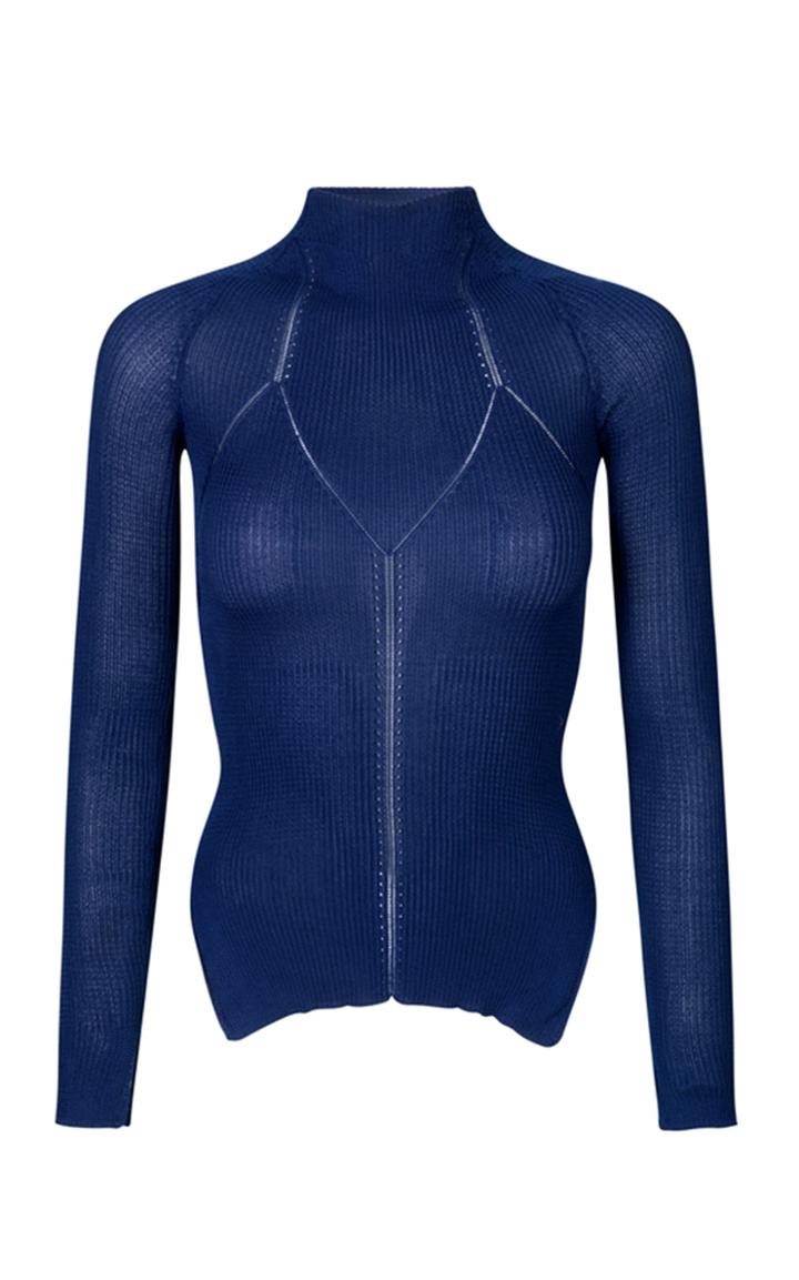 Moda Operandi Stine Goya Cortney Ribbed Turtleneck Sweater