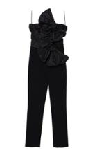 Moda Operandi Carolina Herrera Taffeta-bow Crepe Strapless Jumpsuit