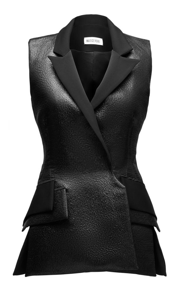 Maticevski Re-mastered Tuxedo Vest