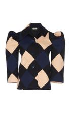 Nina Ricci Harlequin Printed Honeycomb Coat