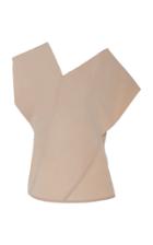 3.1 Phillip Lim Asymmetric Cold-shoulder Wool-blend Top