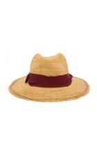 Lola Hats Rise N Shine Grosgrain-trimmed Raffia Hat