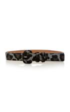 Michael Kors Collection Keeper Leather Covered Buckle Belt