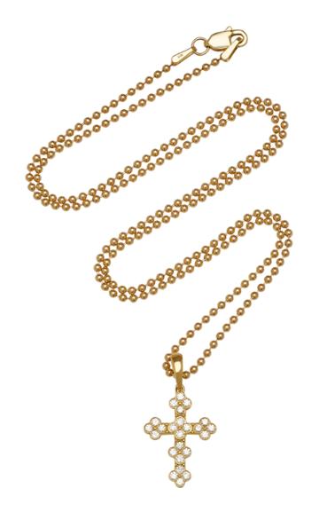 Ashley Mccormick 18k Gold Diamond Necklace