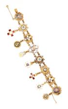 Eleuteri Vintage Movado Gold And Diamond Serpent Bracelet-watch