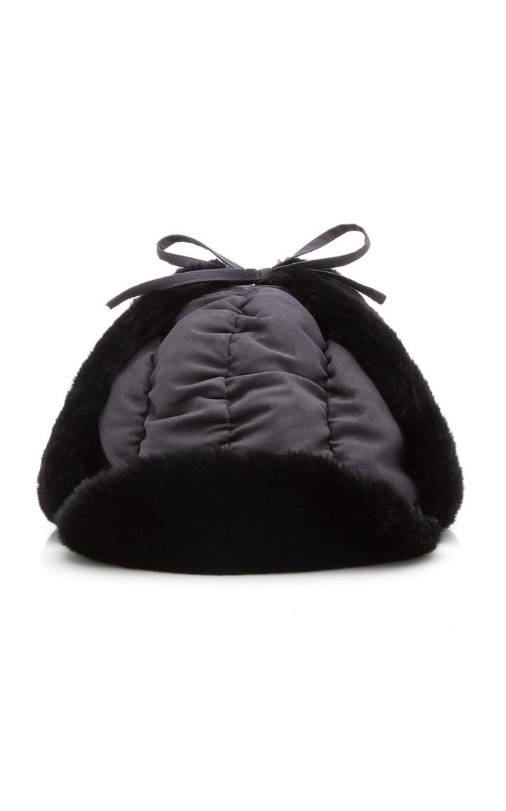 Clyde Yukon Faux Fur-lined Shell Trapper Hat