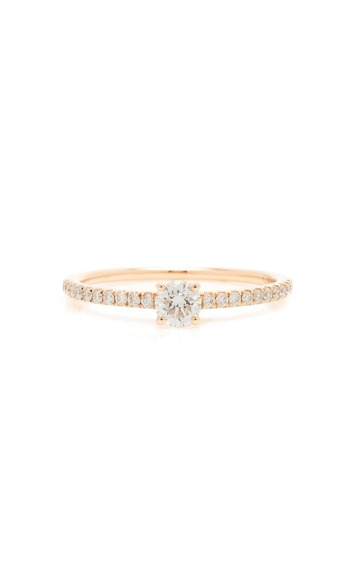 Anita Ko Me/you Round Diamond 18k Gold Ring