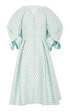 Delpozo Coat With Bow On Cuff