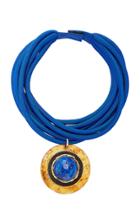Grazia & Marica Vozza One-of-a-kind Ebony And Lapis Lazuli Charm Necklace