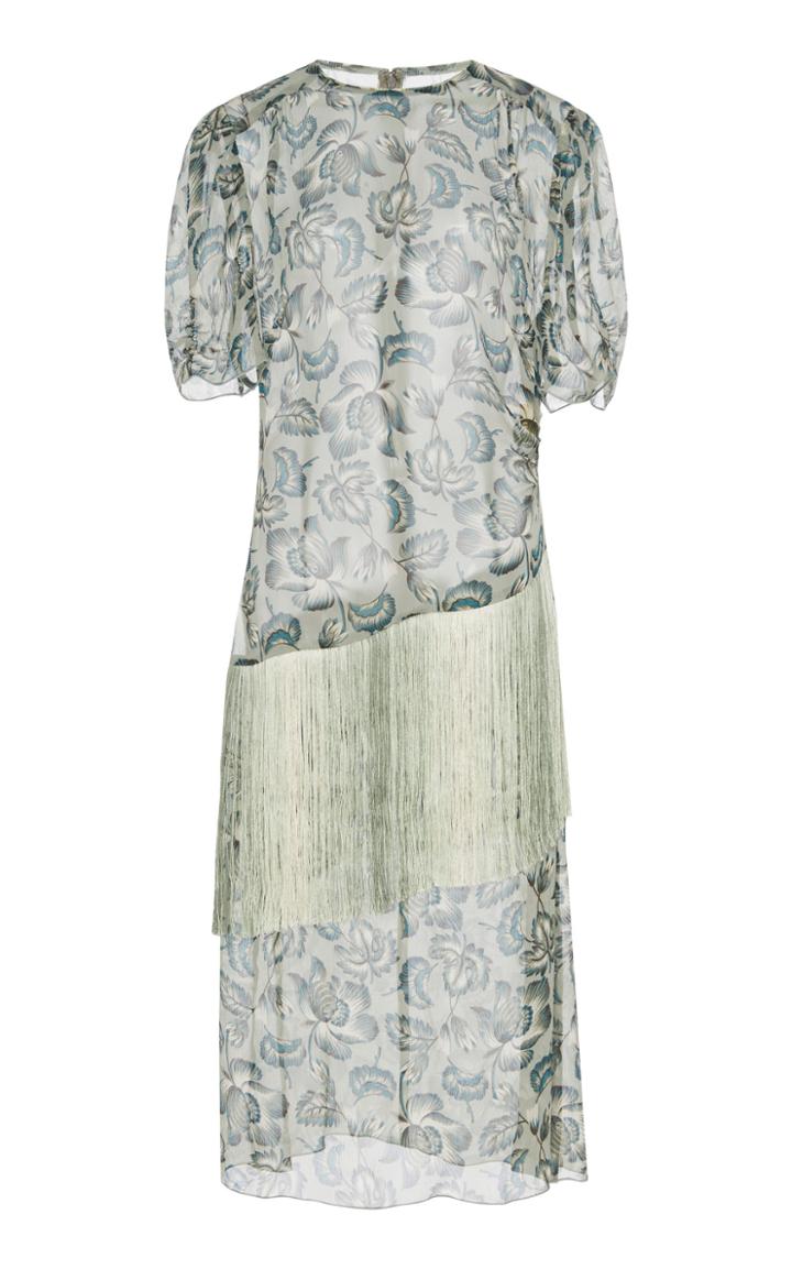 Anna Sui Surabaya Crinkle Chiffon Dress