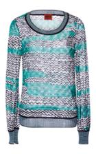 Missoni Zig Zag Print Long Sleeve Top