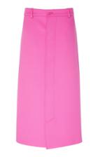 Balenciaga Twill Midi Skirt