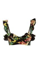 Agua By Agua Bendita Margot Ruffled Neck Top