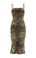 Dolce & Gabbana Leopard Cocktail Dress