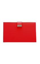 Medea Lay Low Leather Clutch