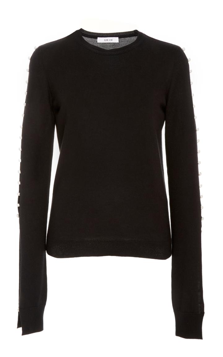 Adeam Pearl Button Sweater