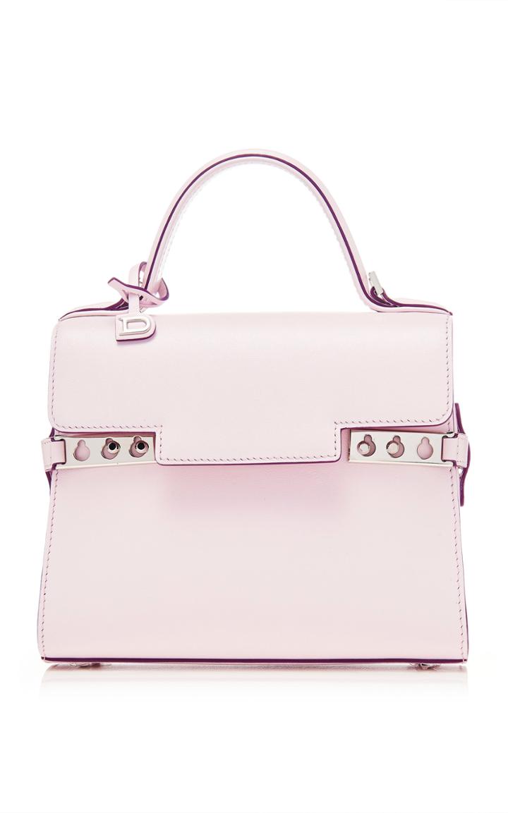 Moda Operandi Delvaux Tempte Small Calf Leather Joy Top Handle Bag