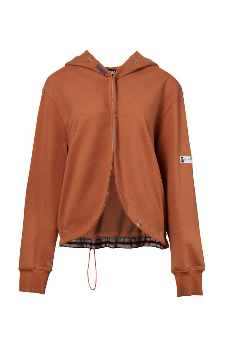 Youser Snap Oversized Cotton Top