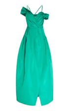 Moda Operandi Rosie Assoulin Cold-shoulder Silk Gown Size: 0