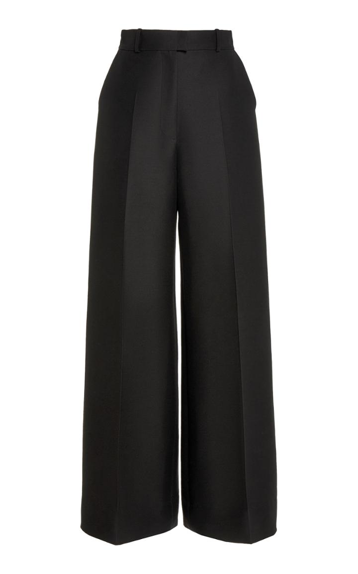 Moda Operandi Martin Grant Wool-silk Wide-leg Pants