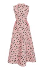 Lela Rose High Neck Full Skirt Dress