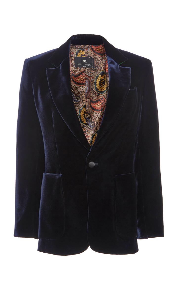 Moda Operandi Etro Structured Velvet Jacket