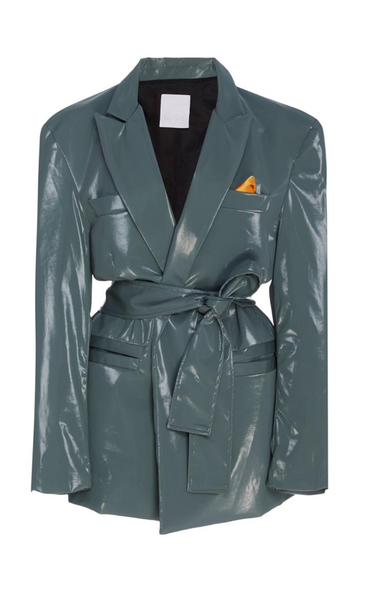 Moda Operandi Paris Georgia Oversized Tie Blazer Size: Xs