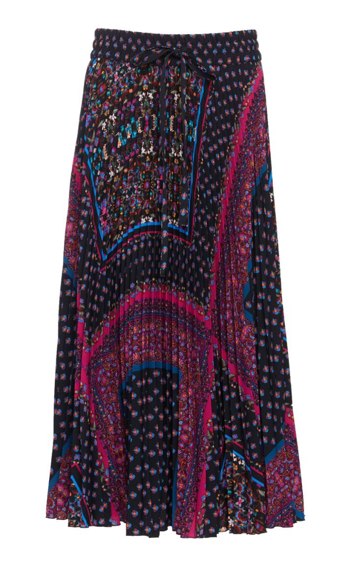 Red Valentino Printed Midi Skirt