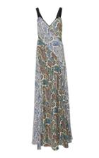 Diane Von Furstenberg Paneled Maxi Dress