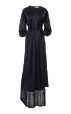 Moda Operandi Gabriela Hearst Hestia Fringe Silk Maxi Dress Size: 36